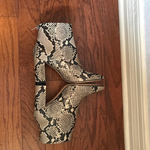 Chelsea & Violet Snake-Print Boots - Picture 4 of 7